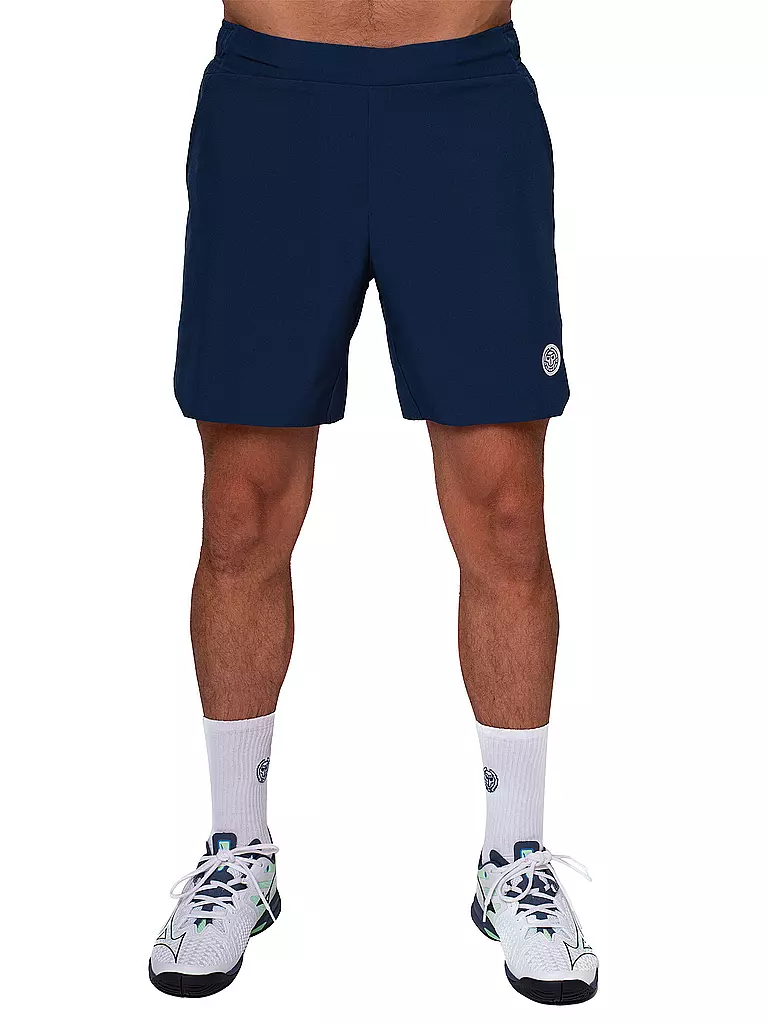 BIDI BADU | Short de tennis homme Kaleido 7 pouces | Bleu foncé