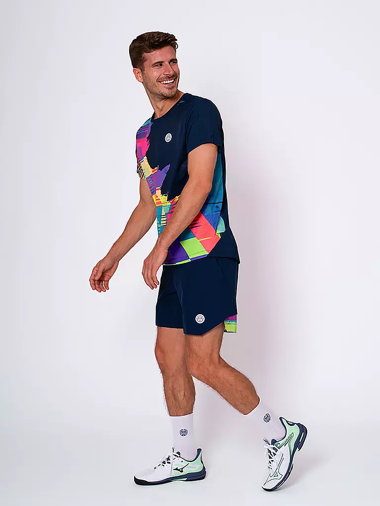 BIDI BADU | Short de tennis homme Kaleido 7 pouces | 