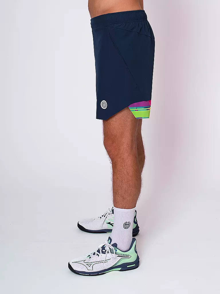BIDI BADU | Short de tennis homme Kaleido 7 pouces | 