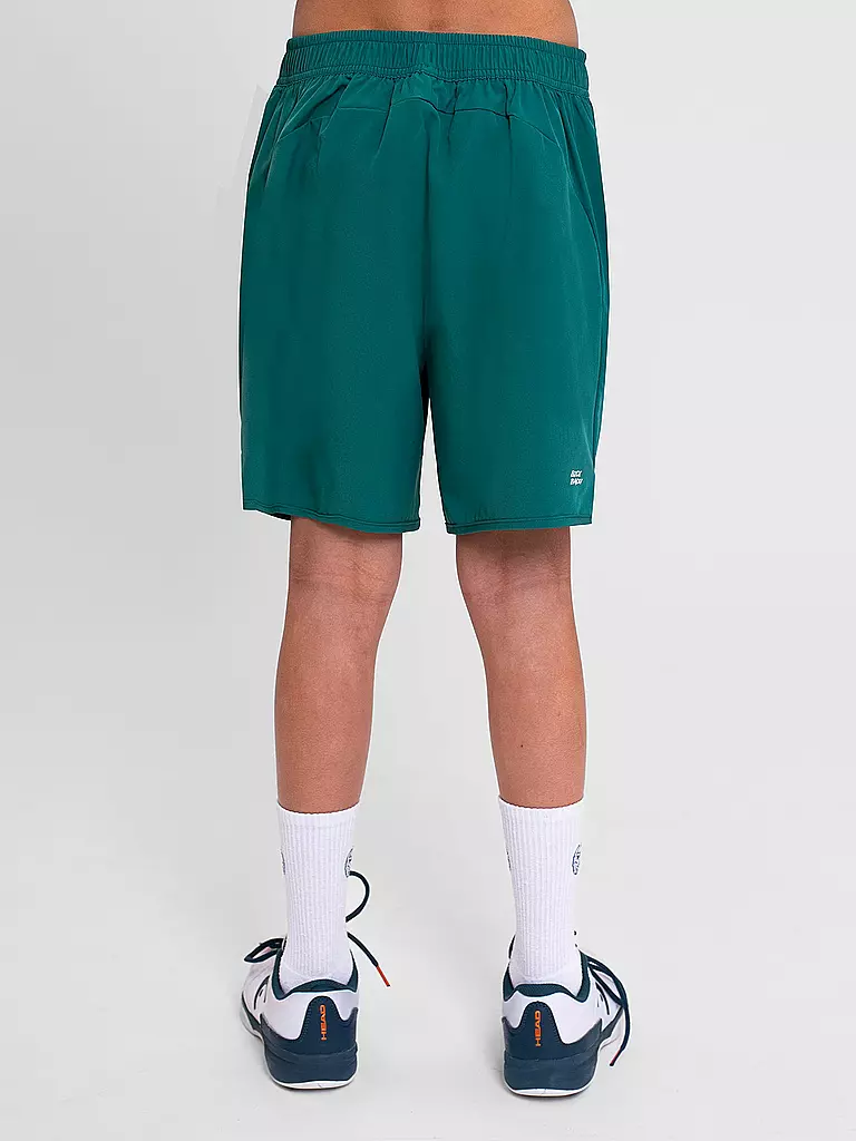 BIDI BADU | Short de tennis Spike pour garçons | Vert foncé