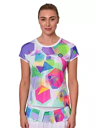 BIDI BADU | T-shirt de tennis Kaleido pour femmes | Multicolore