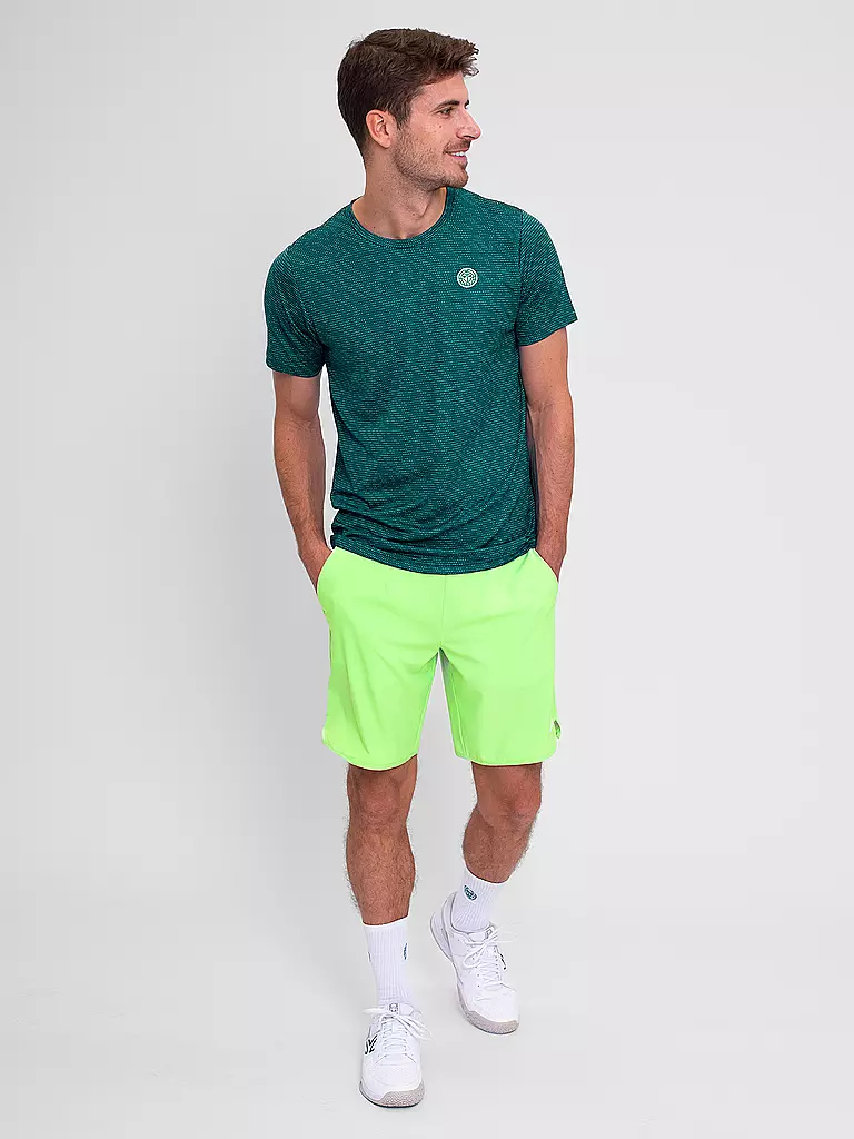 BIDI BADU | T-shirt de tennis pour hommes | Vert foncé