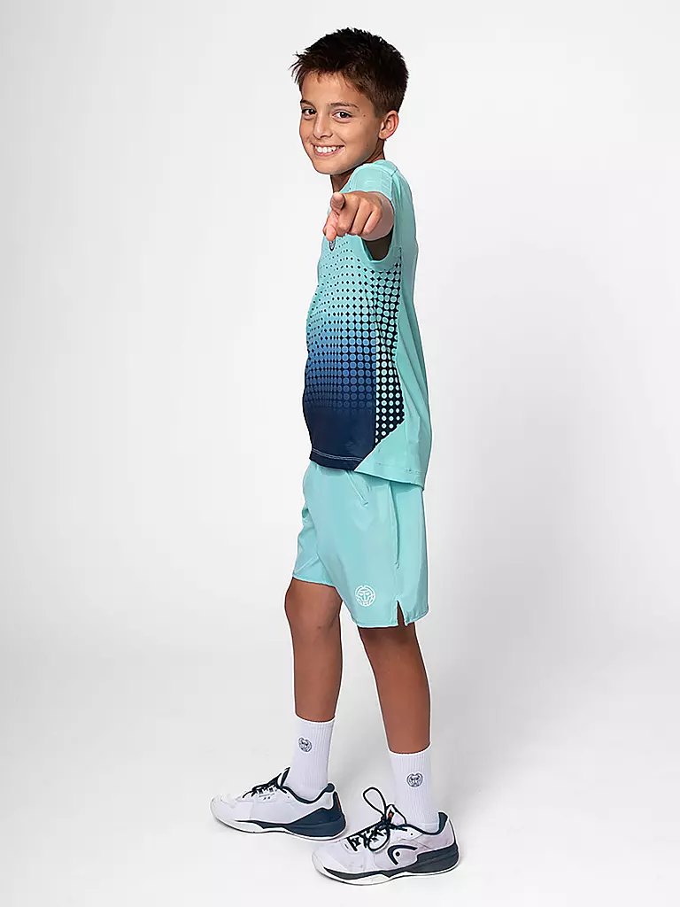 BIDI BADU | T-shirt de tennis Spectrum pour enfants | Bleu