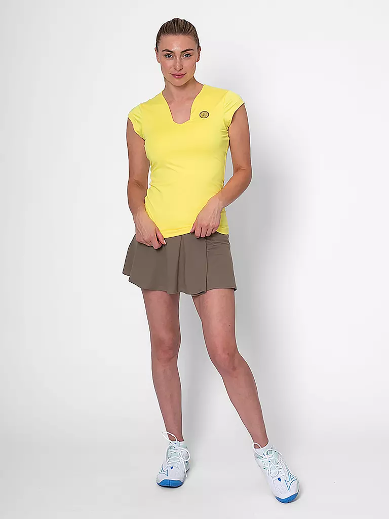 BIDI BADU | T-shirt de tennis Spectrum pour femmes | Jaune