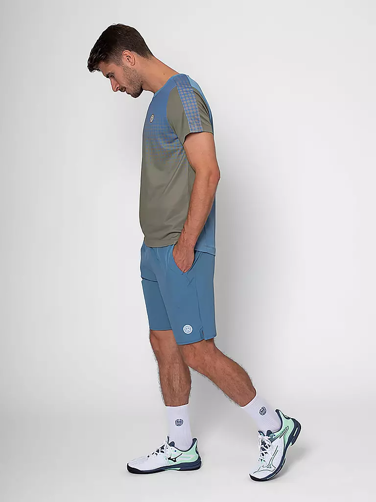 BIDI BADU | T-shirt de tennis Spectrum pour hommes | Camel
