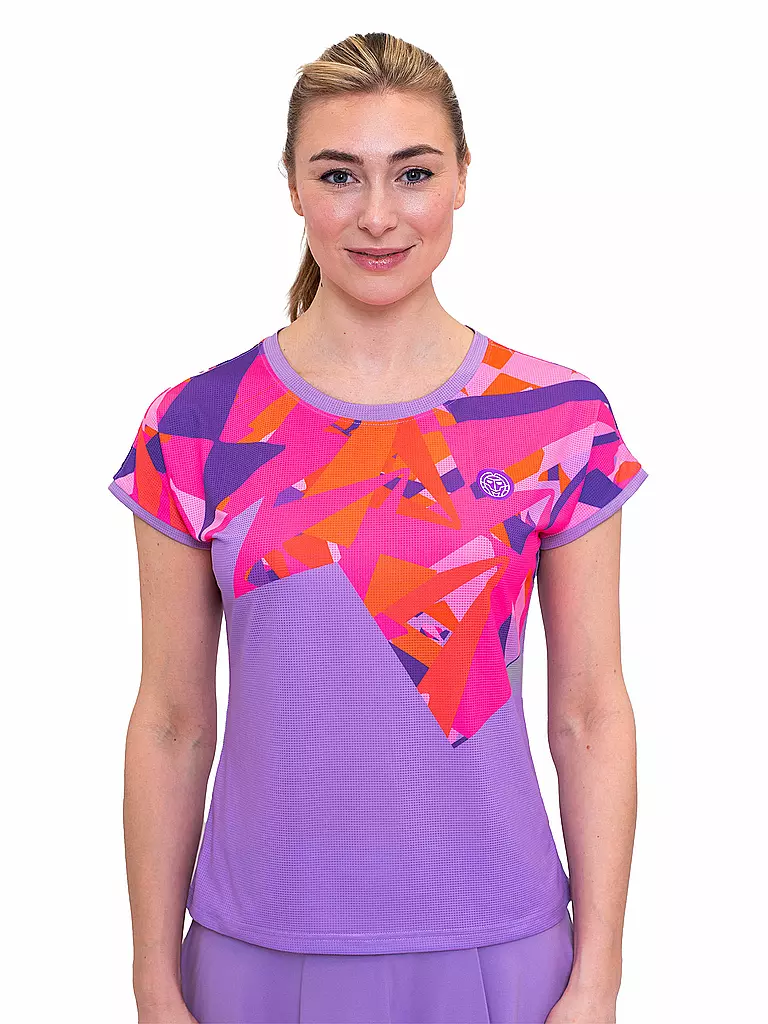 BIDI BADU | T-shirt de tennis Spike pour femmes | Lilas