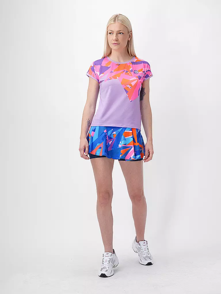 BIDI BADU | T-shirt de tennis Spike pour femmes | Lilas