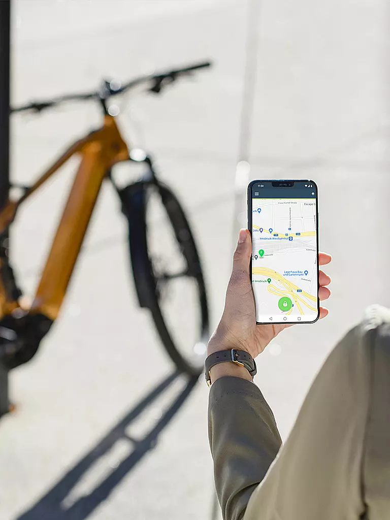 Bike Trax | GPS Tracker Yamaha für E-Bikes | Noir