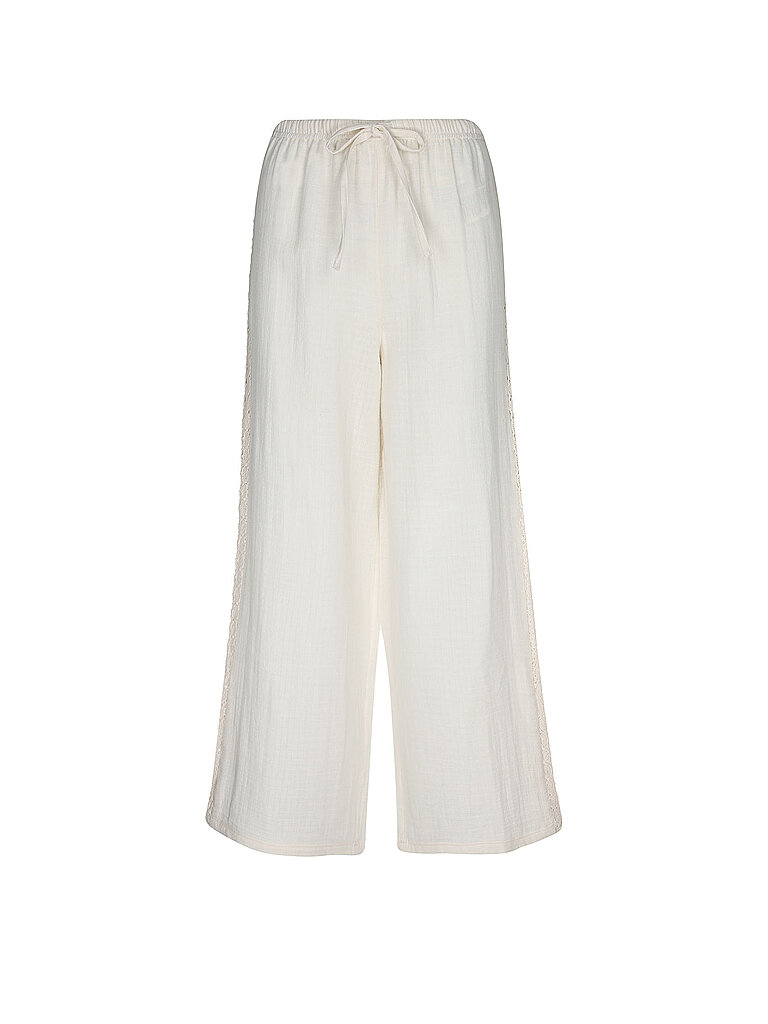 Pantalon de plage Feelin Fine blanc M
