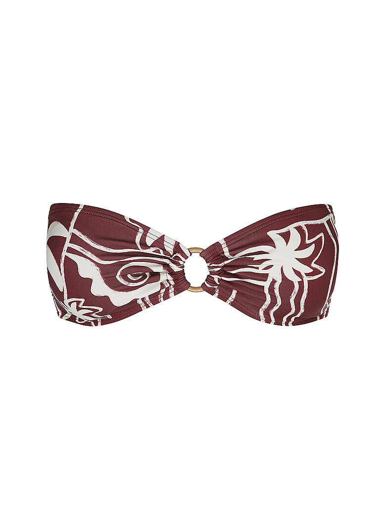 Damen Bikinioberteil Sol Playa Rio Bandeau rouge L