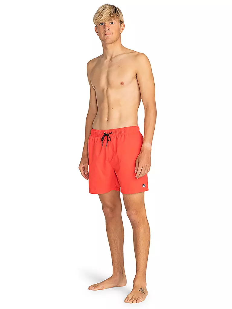 BILLABONG | Short de bain homme All Day Layback 16" | Rouge