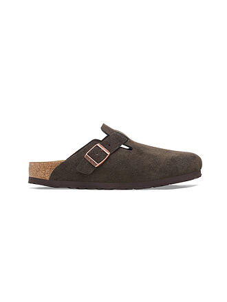 BIRKENSTOCK | Pantoufles Boston Suede Homme Coupe Étroite/Large