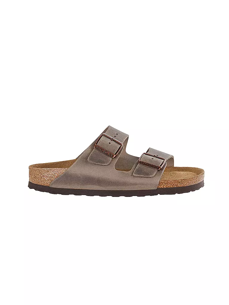 BIRKENSTOCK | Pantoletten Damen Arizon Soft Footbed | Beige