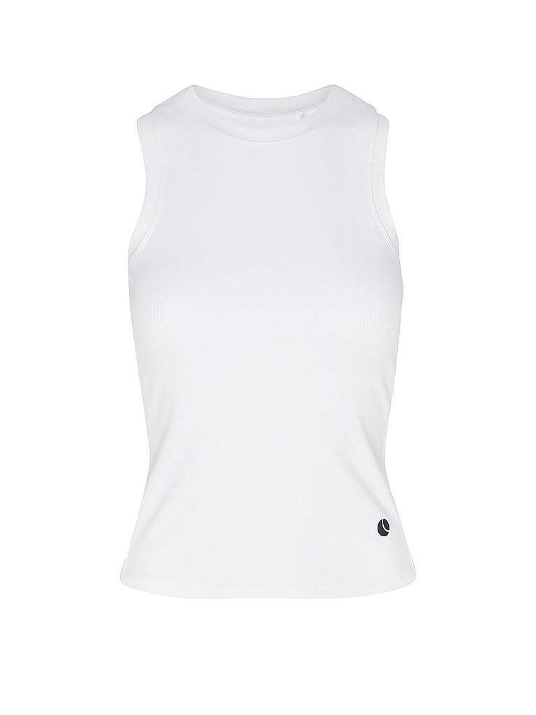 Débardeur de tennis Ace Pocket Ribbed blanc M
