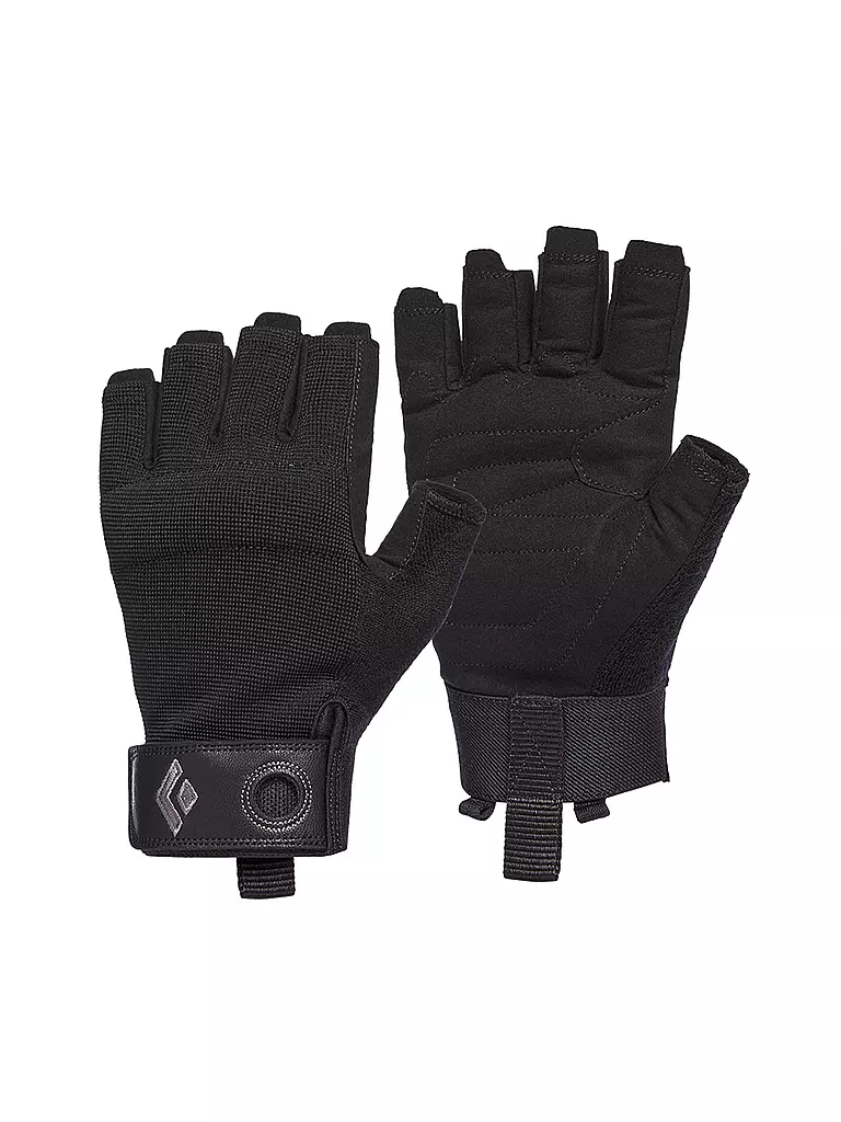 BLACK DIAMOND | Gants de via ferrata Crag Half Finger | Noir