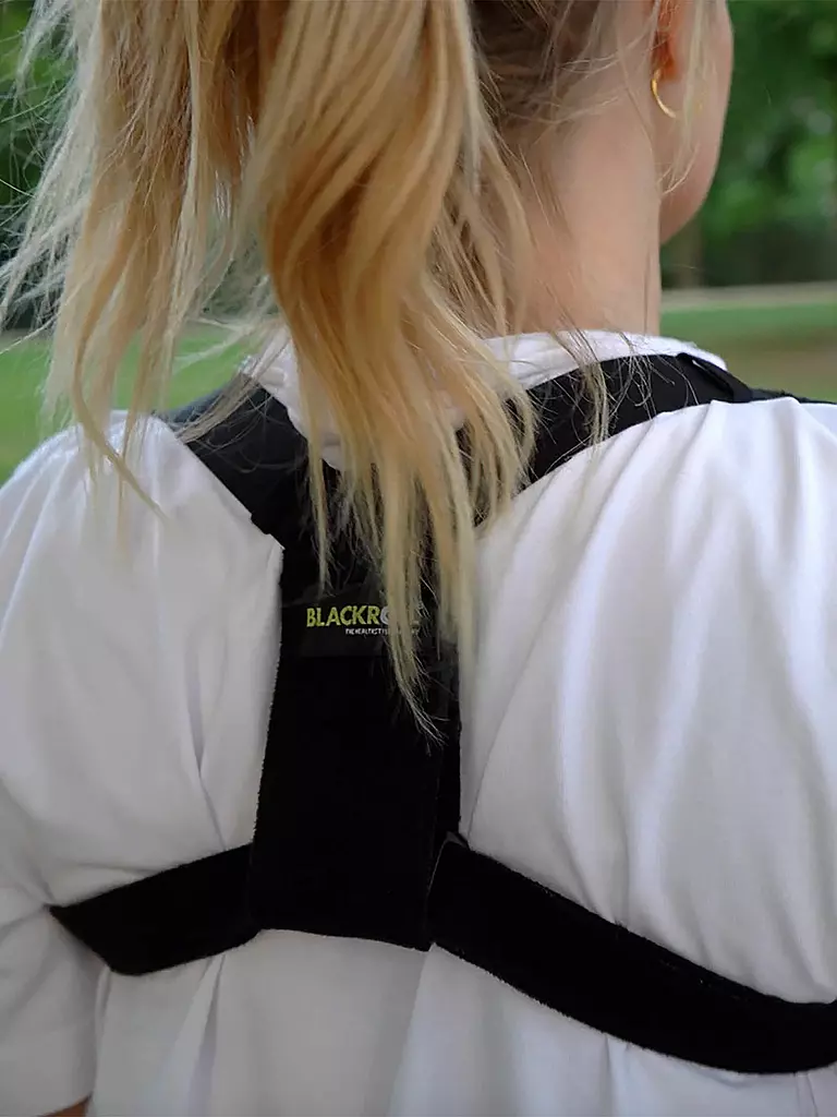 BLACKROLL | Haltungstrainer Posture 2.0 geeignet für Größe S/M/L | Noir