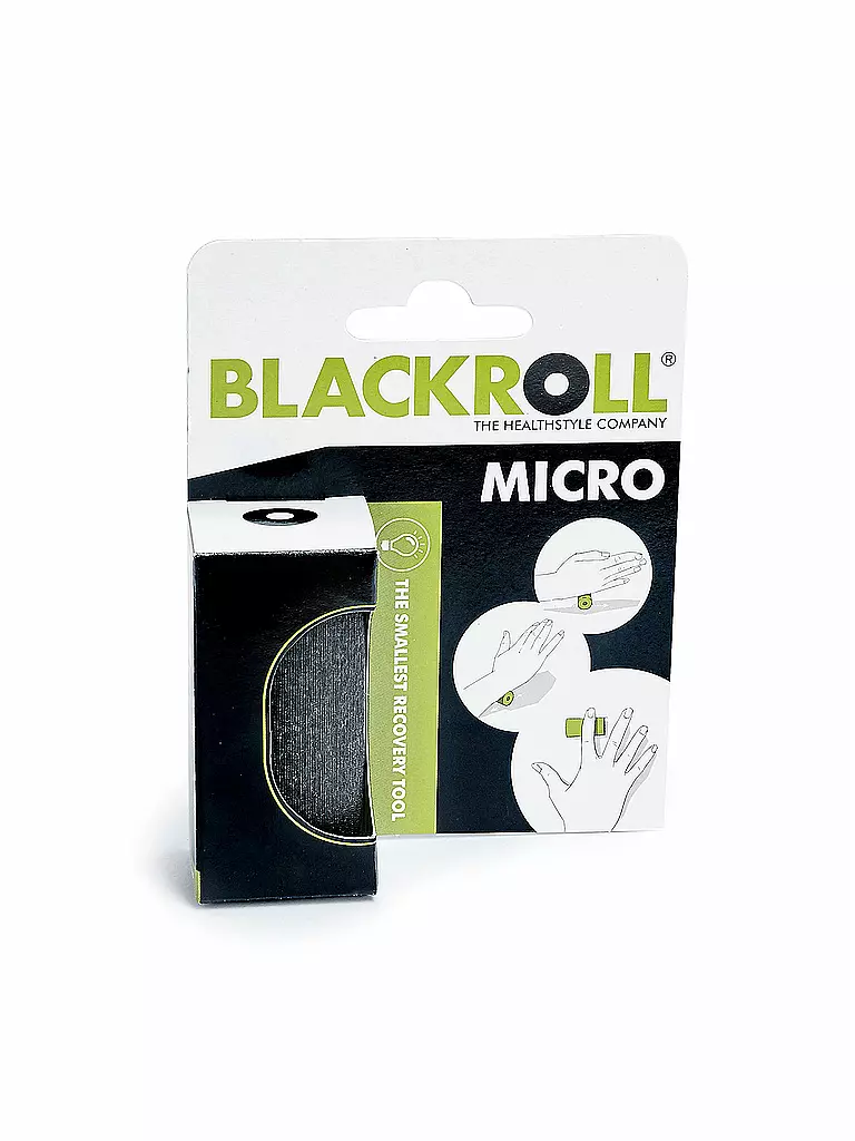 BLACKROLL | Rouleau de fascia BLACKROLL® MICRO | Noir