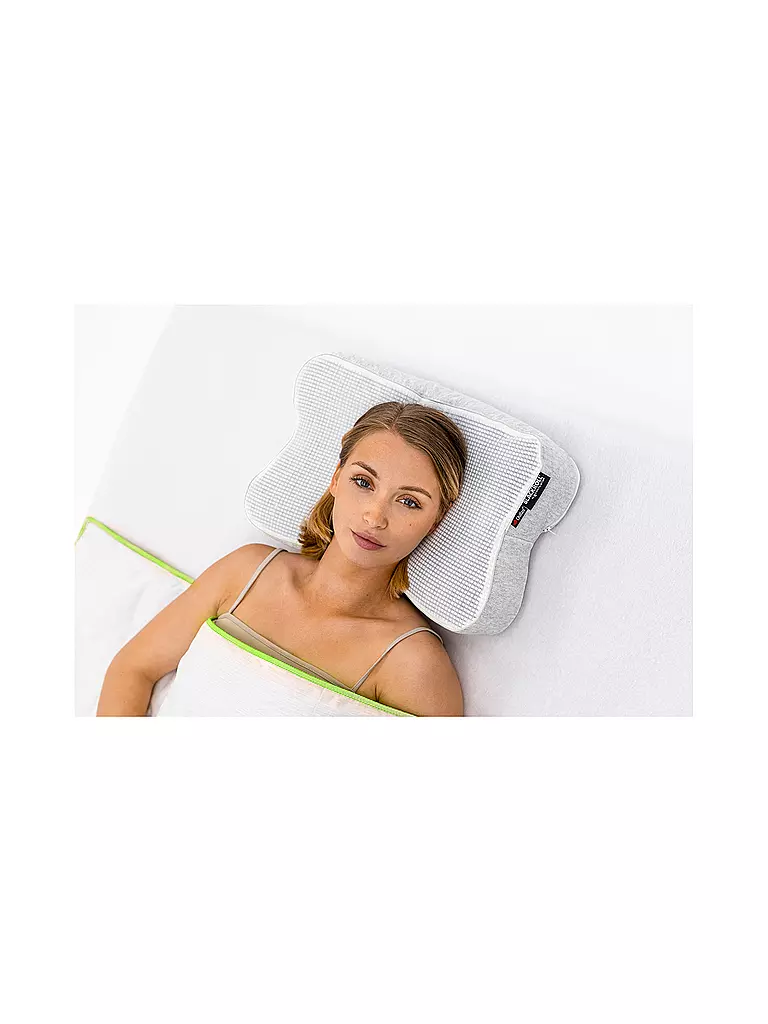 BLACKROLL | Taie d'oreiller Pillow Case Climate | Gris clair