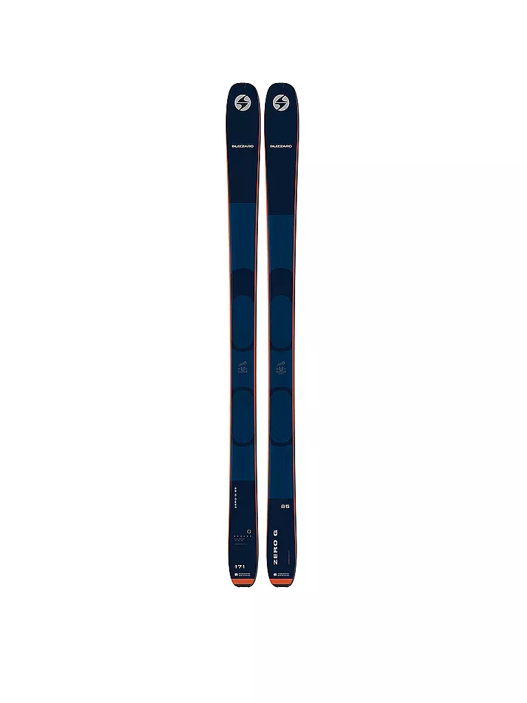 BLIZZARD | Skis de randonnée homme Zero G 085 Flat | Bleu foncé