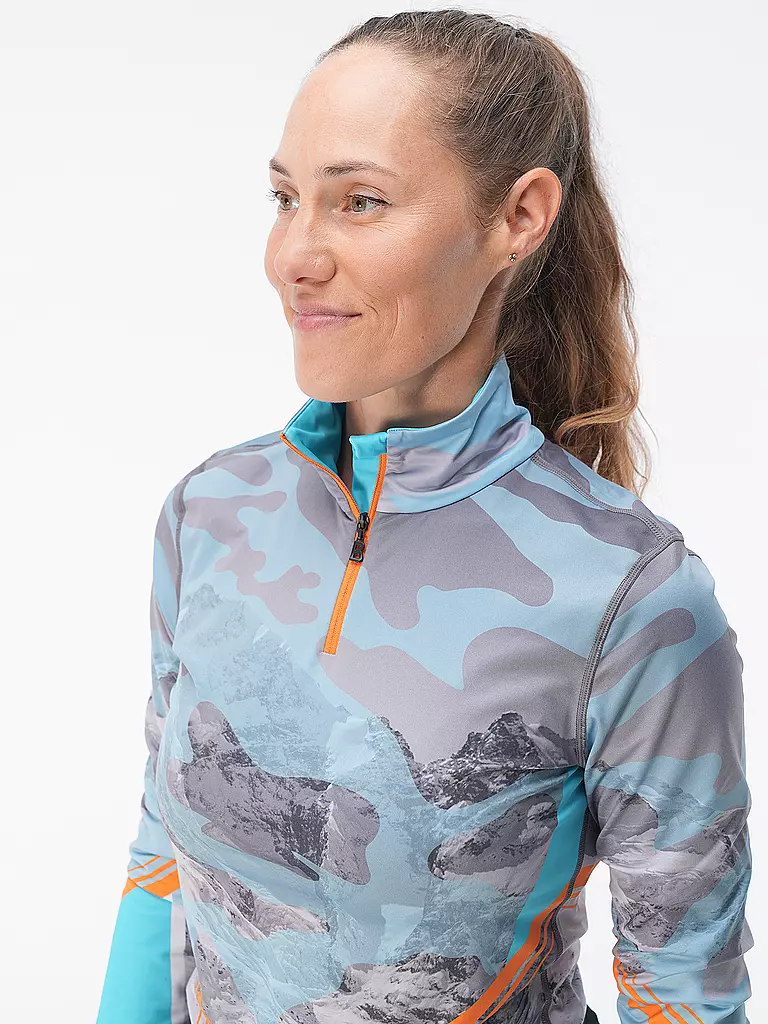 BOGNER FIRE+ICE | Damen Unterzieh Zipshirt Ilvy3 | Multicolore