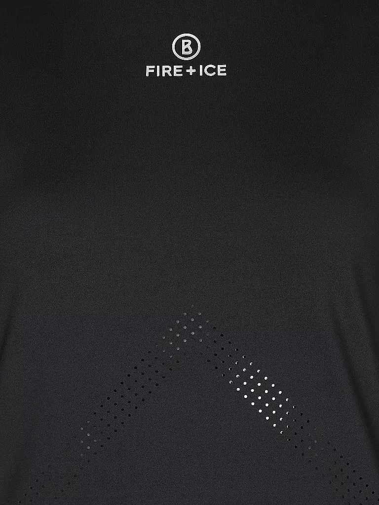 BOGNER FIRE+ICE | Damen Unterzieh Zipshirt Regan | Noir
