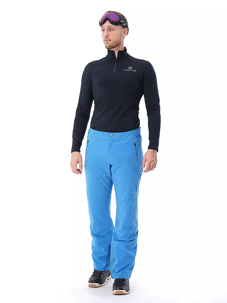 BOGNER FIRE+ICE | Herren Ski Unterzieh Zipshirt Pascal | Bleu foncé