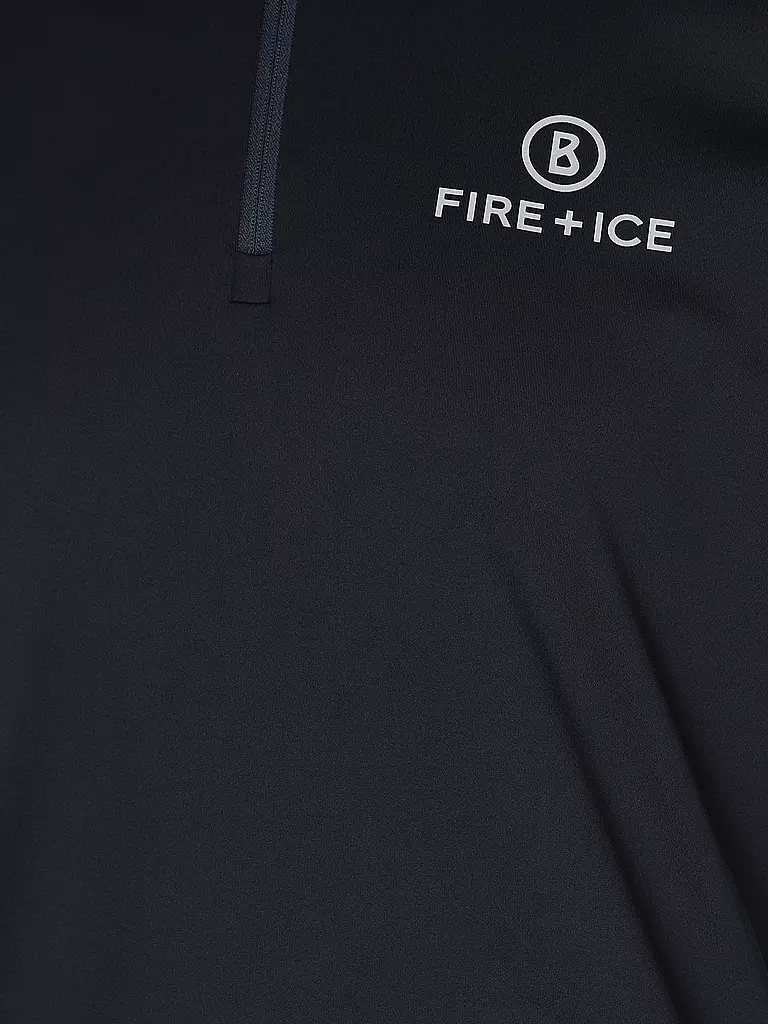 BOGNER FIRE+ICE | Herren Ski Unterzieh Zipshirt Pascal | Bleu foncé