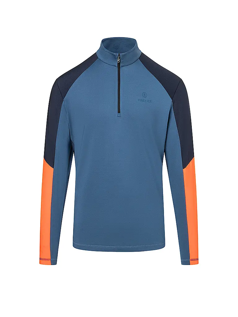 BOGNER FIRE+ICE | Sous-pull zippé Berkan pour homme | Bleu