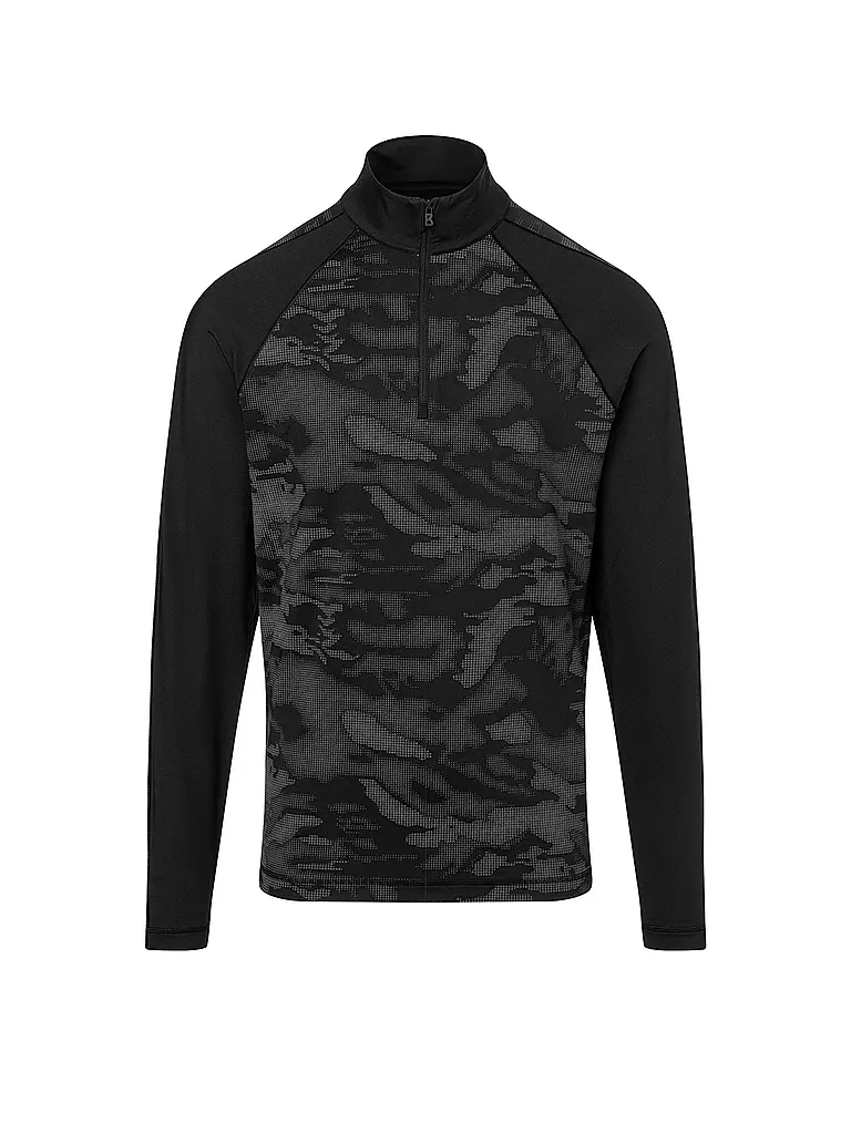BOGNER FIRE+ICE | Zipshirt de sous-vêtement pour homme Premo4 | Noir
