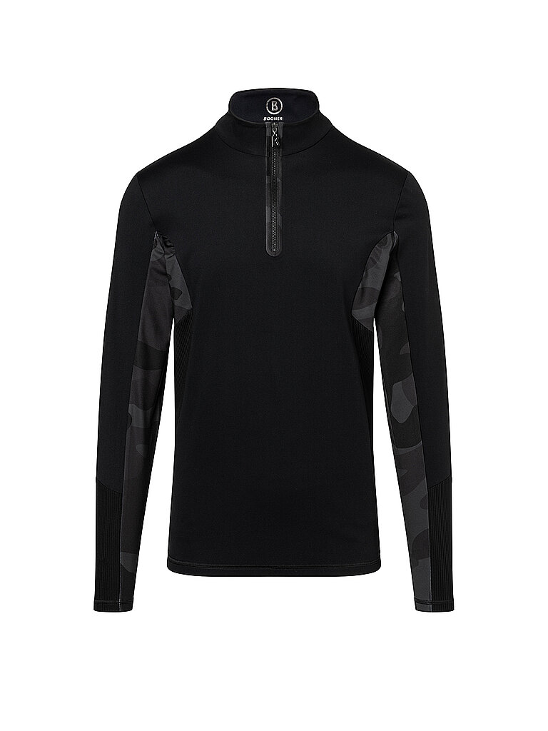 Zipshirt de sous-vêtement Florians noir 52