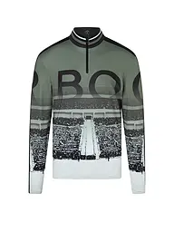 BOGNER | Sous-pull zippé homme Vert2 | Olive