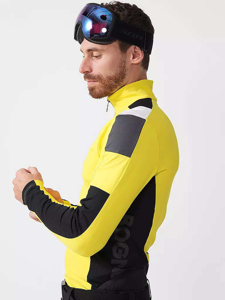 BOGNER | Sous-pull zippé pour homme Mica2 | Jaune