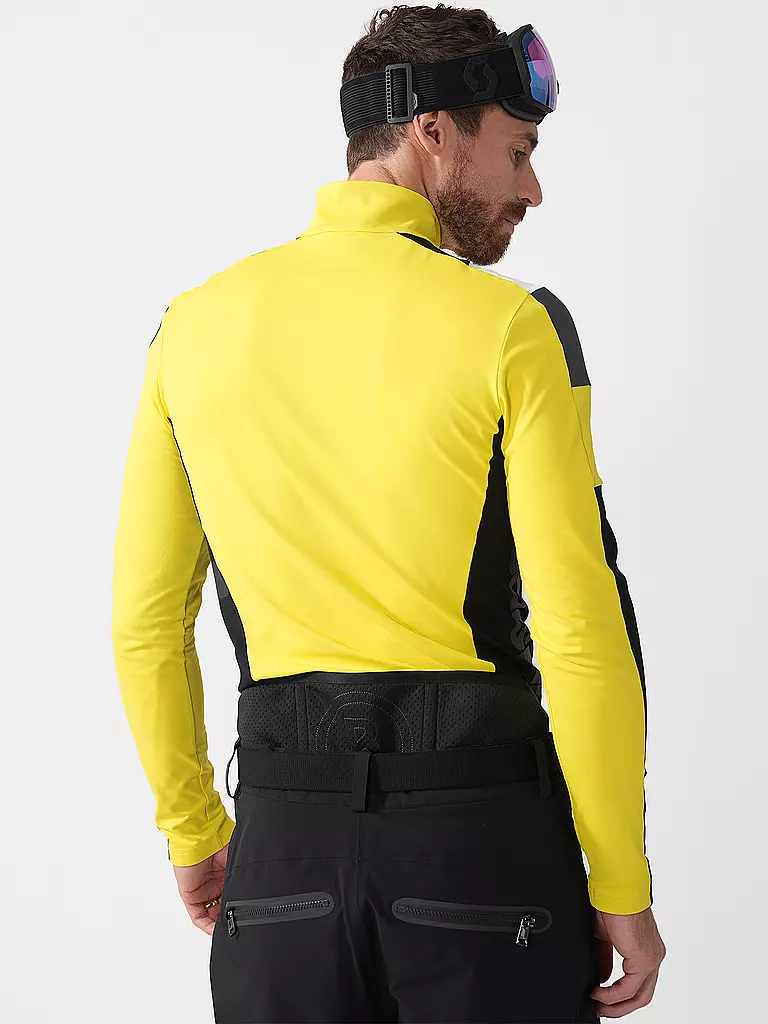 BOGNER | Sous-pull zippé pour homme Mica2 | Jaune