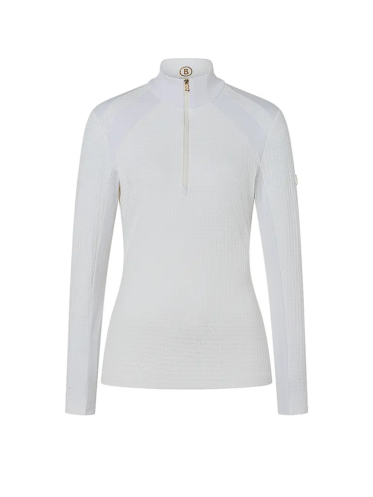 BOGNER | Zipshirt de sous-vêtement Clarice pour femmes | Blanc