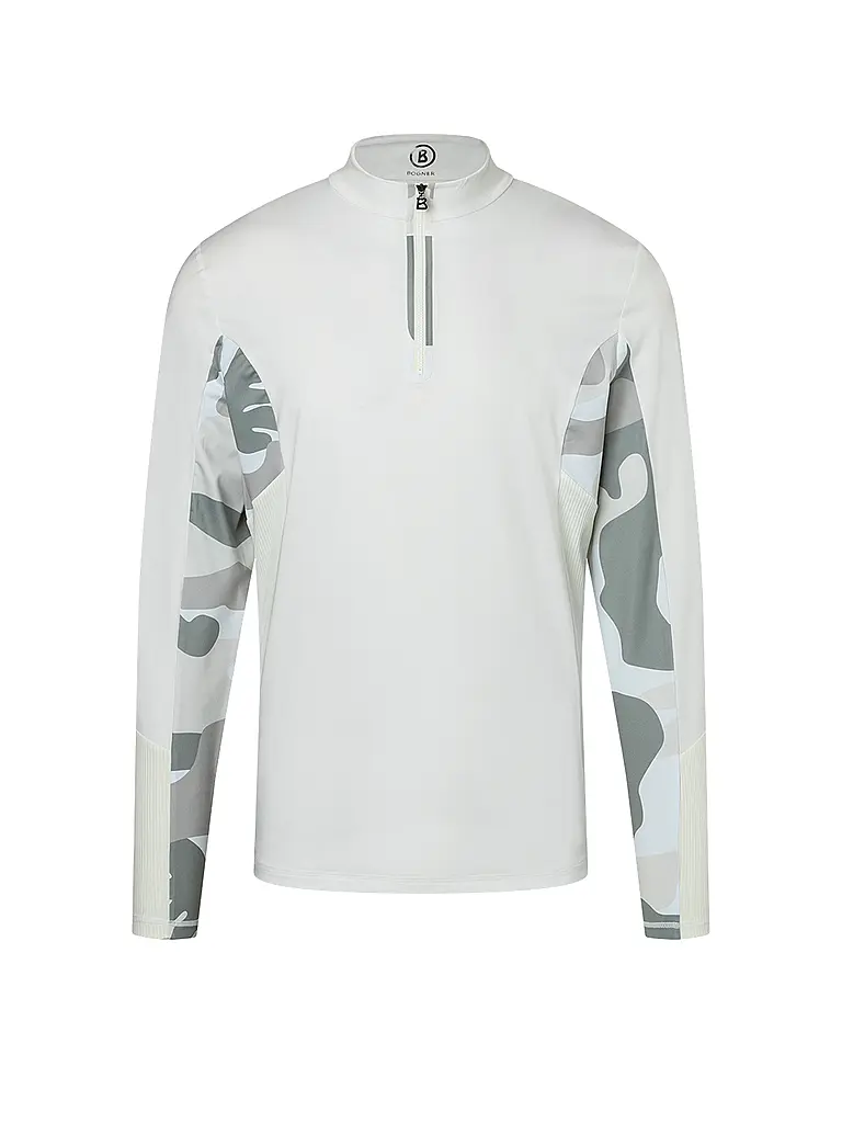 BOGNER | Zipshirt de sous-vêtement Florian pour hommes | Blanc