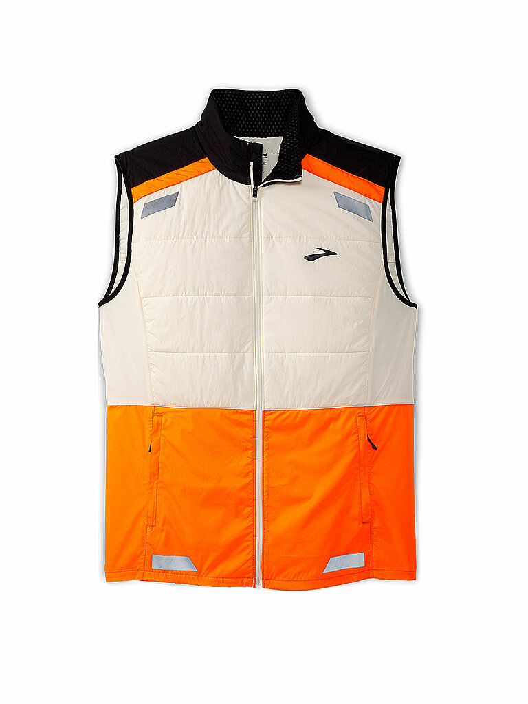 Veste de course isolée Run Visible 2.0 orange L