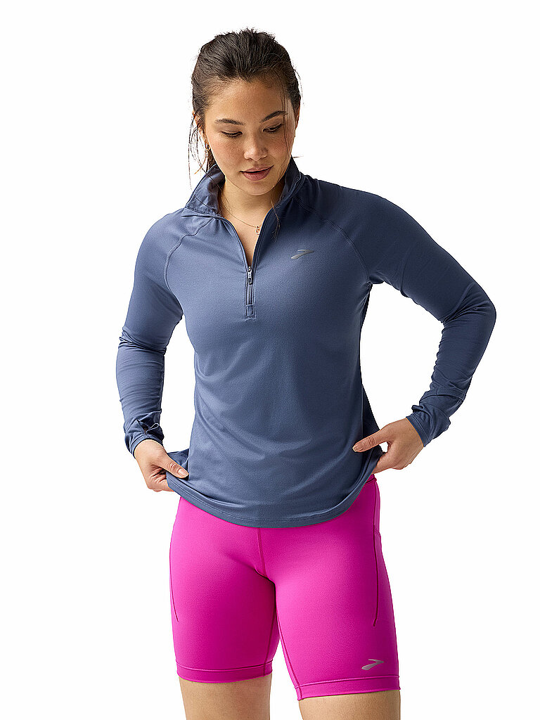 Lauf Zipshirt Dash 3.0s bleu marine L