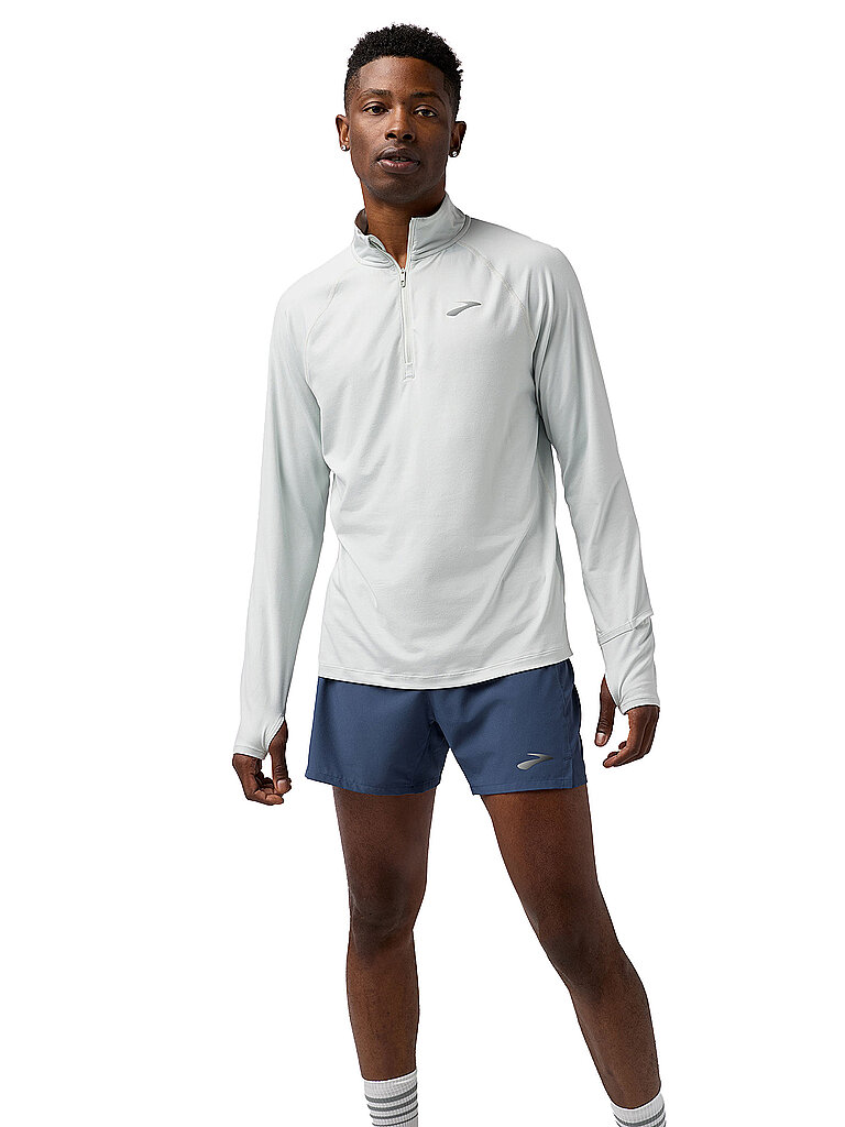 Zipshirt de course Dash 3.0 gris clair L
