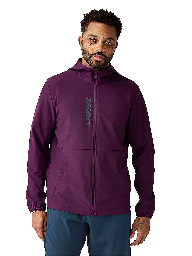 Veste de running Canopys rouge foncé S