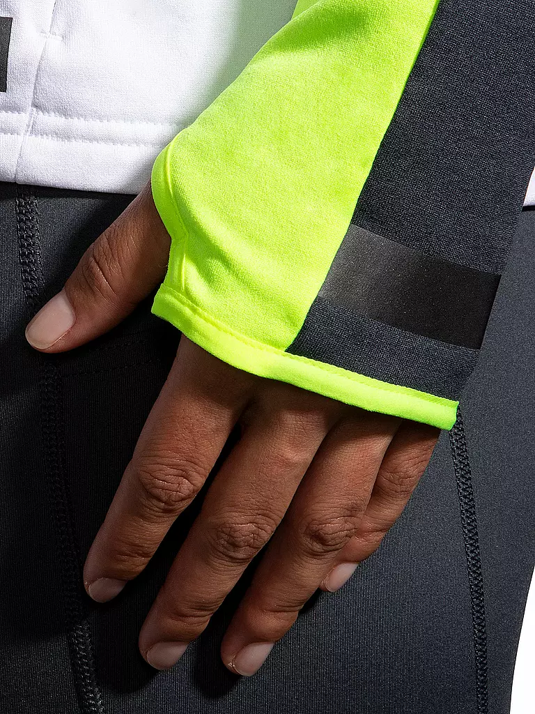 BROOKS | Damen Laufhoodie Run Visible Thermal | Blanc