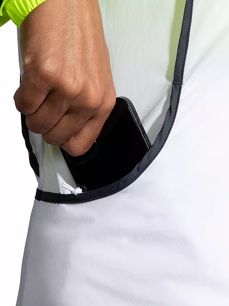 BROOKS | Damen Laufjacke Run Visible Convertible Jacket | Blanc