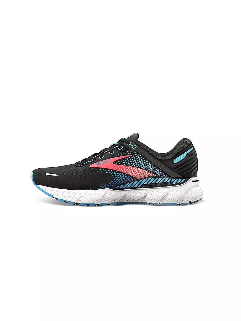 BROOKS | Damen Laufschuhe Adrenaline GTS 22 WS BLACK/LAKE BLUE/CORAL | Noir