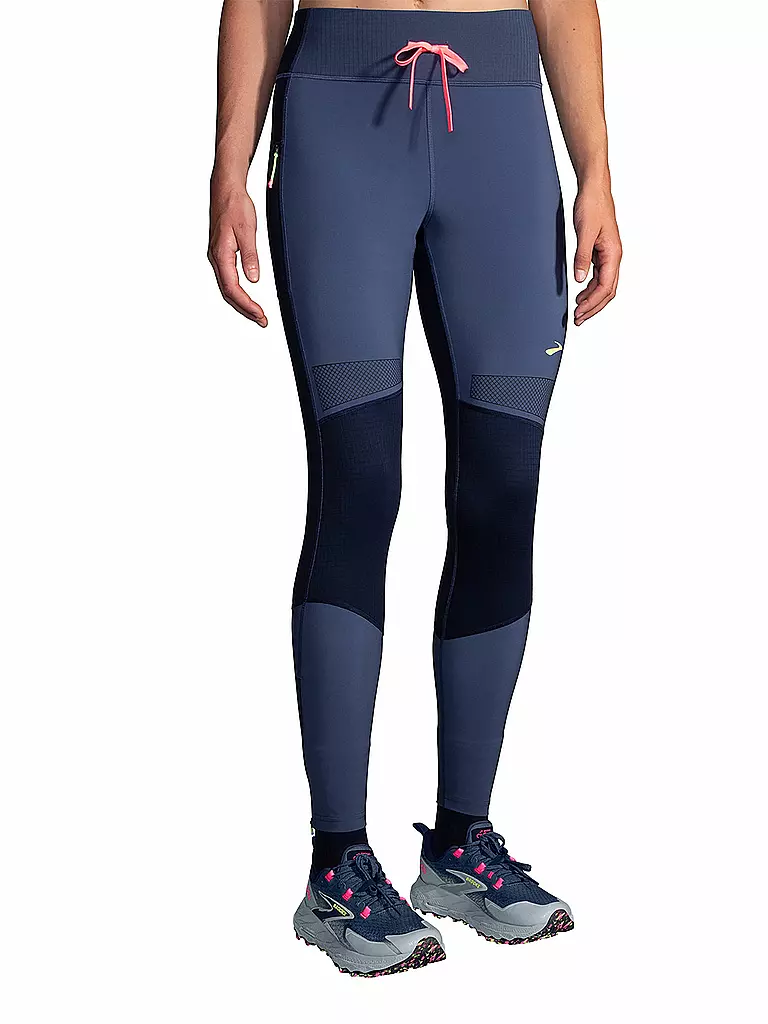 BROOKS | Damen Lauftight High Point | Bleu foncé