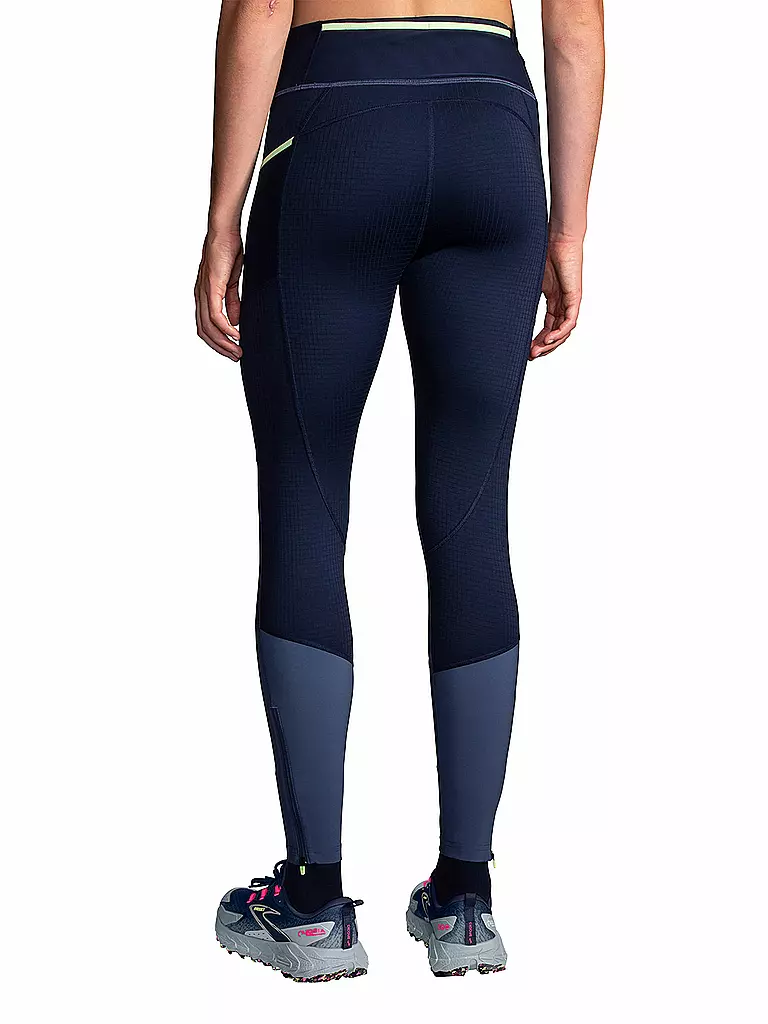 BROOKS | Damen Lauftight High Point | Bleu foncé