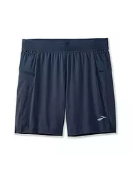 BROOKS | Herren 2in1 Laufshort Sherpa 7" | Bleu foncé
