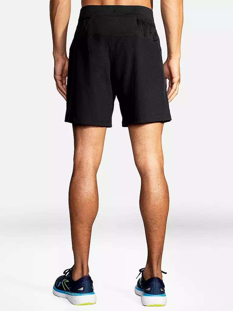 BROOKS | Herren 2in1 Laufshort Sherpa 7" | Noir