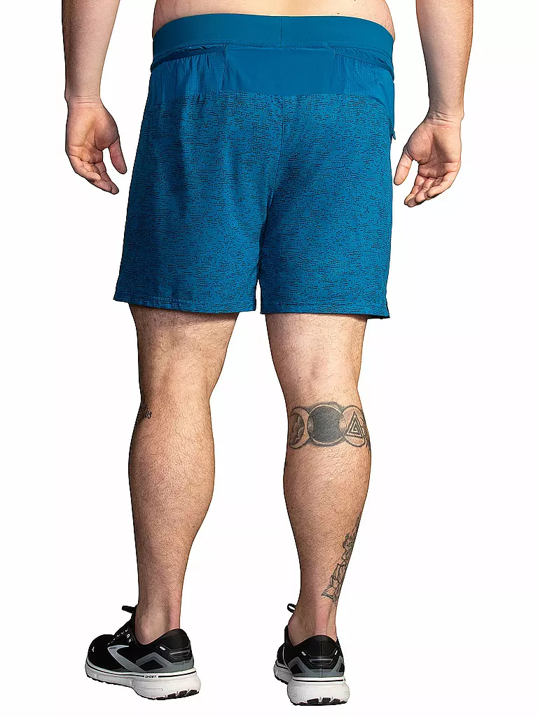 BROOKS | Herren 2in1 Laufshort Sherpa 7" | Bleu