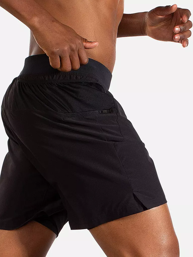BROOKS | Herren 2in1 Laufshort Sherpa 7" | Noir