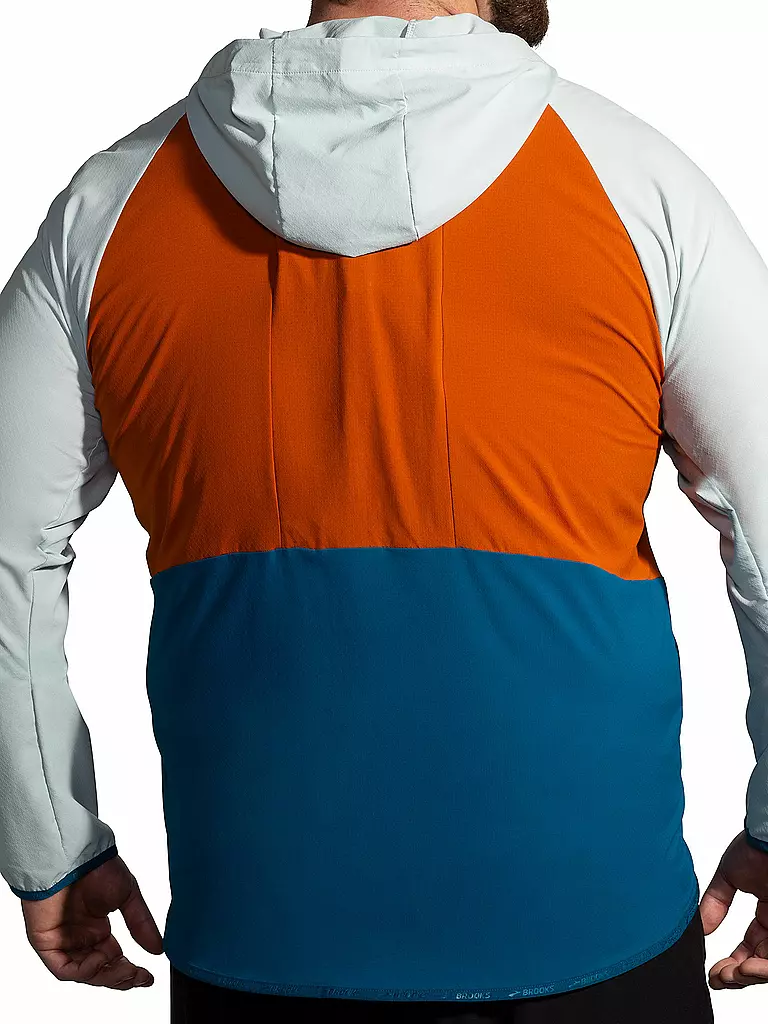 BROOKS | Herren Laufjacke Canopy | Orange