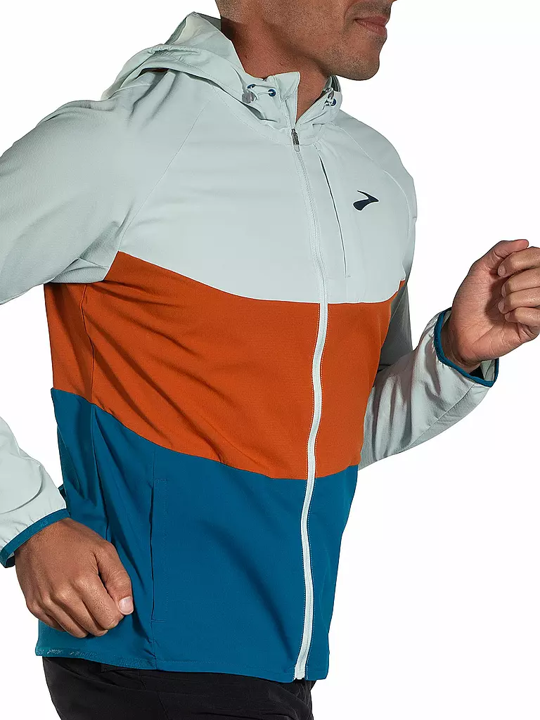 BROOKS | Herren Laufjacke Canopy | Orange